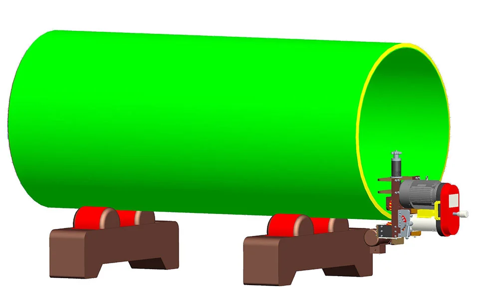 Automatic Full-size Beveling Machine Horizontal Operation Scheme