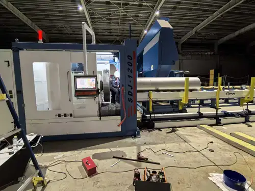 CNC beveling machine pipe
